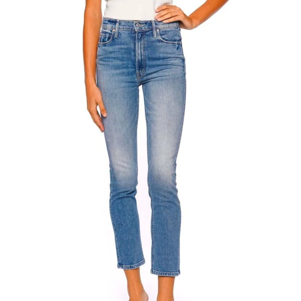 NEW Mother Denim Women's The Dazzler Flood Jeans Trucks Are For Girls Pants 28